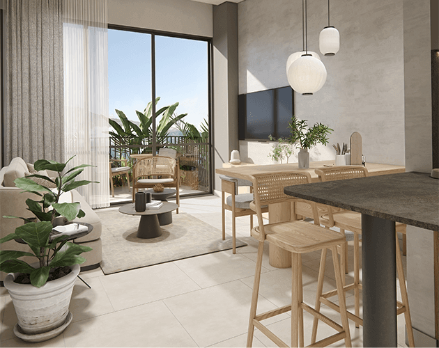 Zolea apartasuites tipo 1 - Apartamentos campestres en el quindio 1.jpg