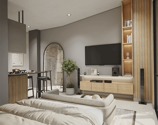 Zolea apartasuites tipo 1 - Apartamentos campestres en el quindio 4
