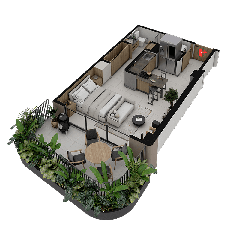 Zolea apartamento nuevo planos tipo 1 - Apartamentos campestres en el quindio 2